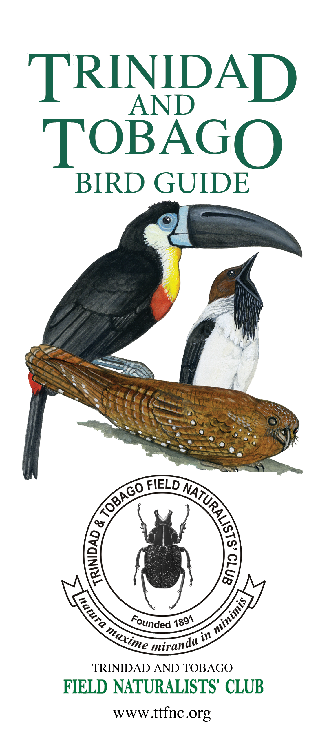 cover of custom wildlife guide for Trinidad and Tobago Bird Guide