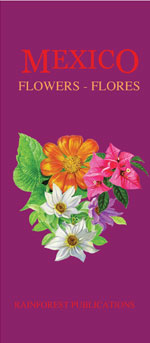 Pocket field guide to flowers (flores) in Mexico